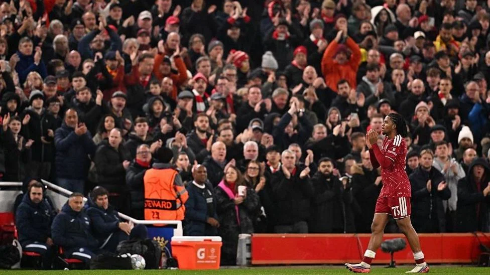 Rio Ngumoha shines as Liverpool defeat Villarreal in Champions League