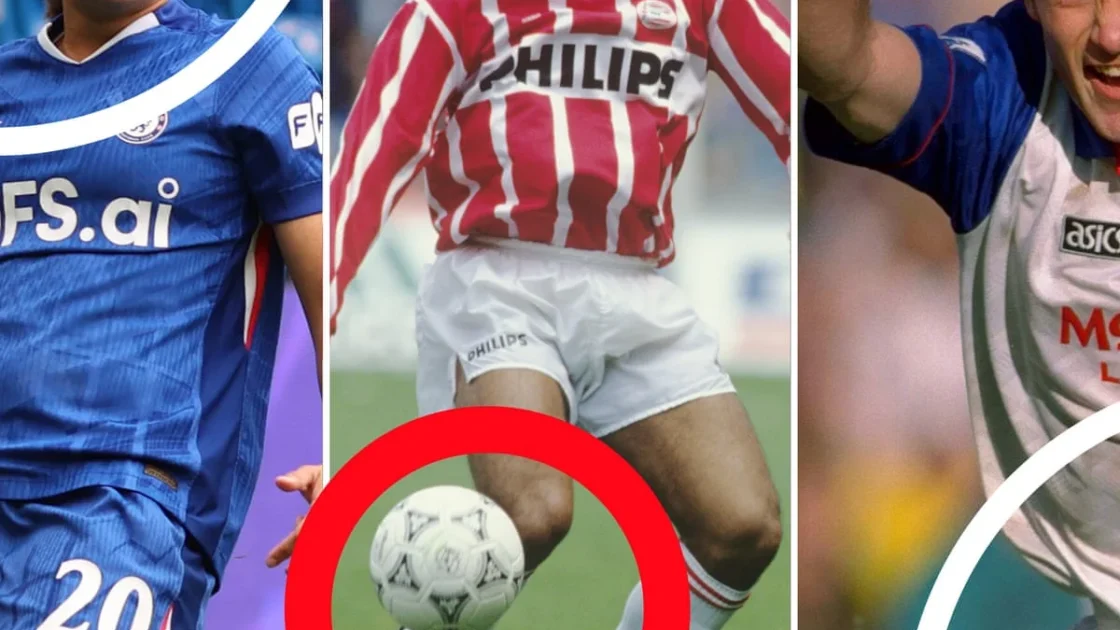 Which football players feature on more than two clubs’ top scorers lists?