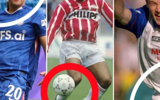 Which football players feature on more than two clubs’ top scorers lists?
