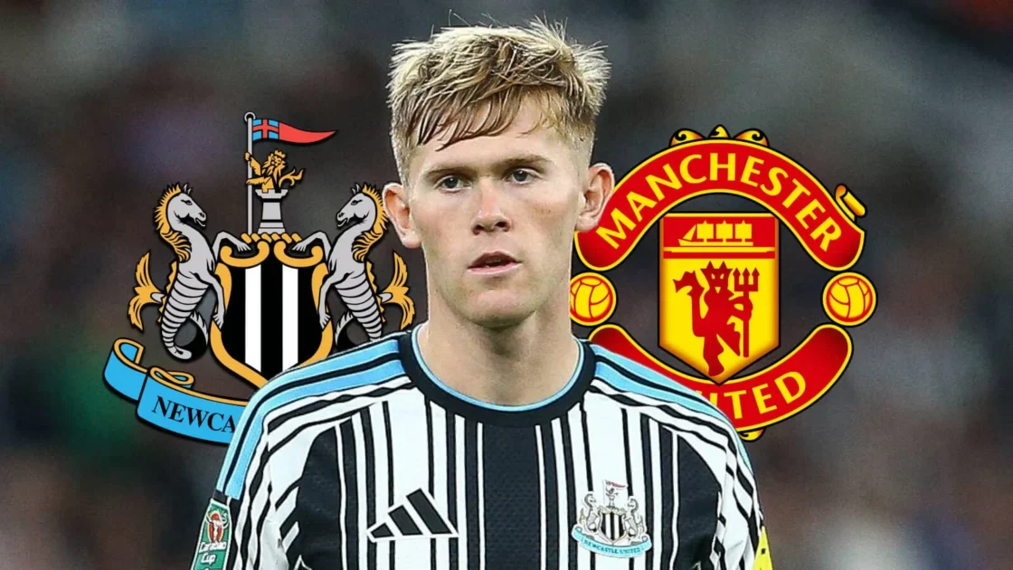 Lewis Hall Wants Man Utd Transfer From Newcastle United