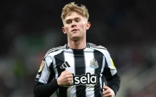 Manchester United Keep Newcastle Defender Lewis Hall on Radar