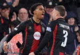 Bournemouth seal historic 3-0 win over 10-man AC Milan